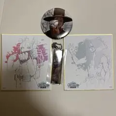 僕のヒーローアカデミア　原画展　缶バッジ　色紙コレクション　メタルキーホルダー