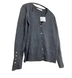 新品タグ付／送料込／ZARA ダークグレー カーディガン XL