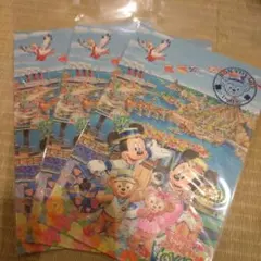 ダッフィー　ポストカード