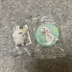 ⭐︎お値下げしました⭐︎ちいかわ　モモンガ　くら寿司　フィギュア　缶バッジ