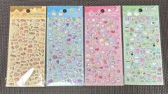 ぷくぷくシール プチ ミニ デコ シール 4種SET / シール交換