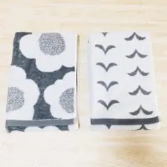 北欧柄 フェイスタオル ２枚組