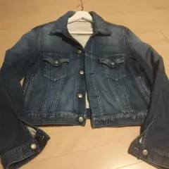 イイ具合にダメージカラーが可愛い(*≧з≦)マウジーデニムジャケット伸縮性有り♪