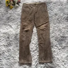 ギャップ　コーデュロイパンツ　メンズ　【M】　ブラウン　スリム　ストレート