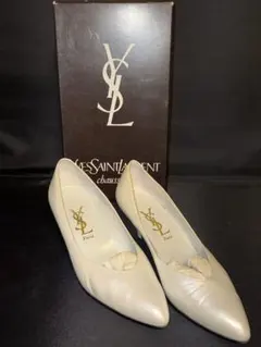 SAINT LAURENT ホワイト ハイヒール 36 SAINT LAURENT ホワイト ハイヒール 36