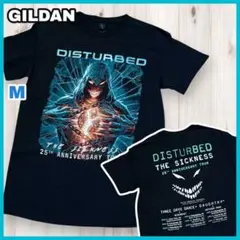 US古着 ギルダン Disturbed ヘビーメタル バンドTシャツ
