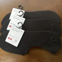 ベリーショートソックス黒3足セット