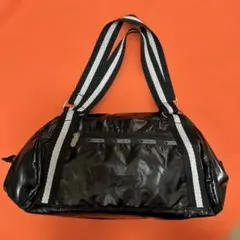 【美品】LeSportsac ボストン型ショルダーバッグ 黒