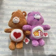 Care Bears ぬいぐるみ マスコット 2個セットのサムネイル
