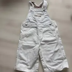 mikiHOUSE ホワイト オーバーオール　90cm