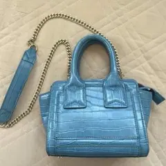 ZARA クロコダイル風 ショルダーバッグ　ハンドバッグ