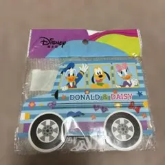 新品未開封　ディズニースクールバスメモ　ドナルド・ダック バス型メモ帳