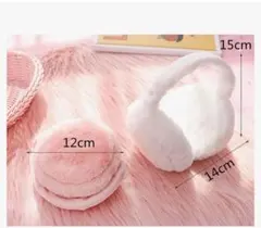 イヤーマフ レディース 防寒 耳当て 折りたたみ式 暖かい 可愛い ふわふわ