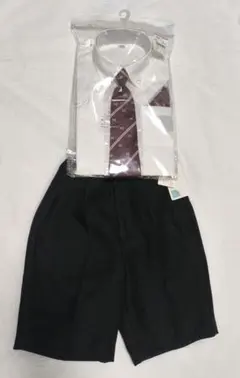 ☆新品☆フォーマルシャツ・ネクタイ・ショートパンツセット