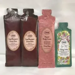 SABON シャンプー ボディクリーム ジェル サンプル 4包セットのサムネイル