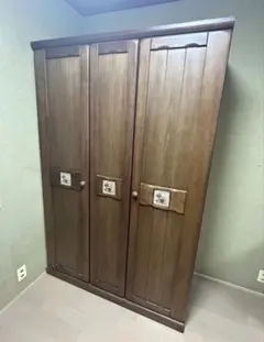 千葉県市原市手渡し可 鎌倉彫 洋箪笥 高さ181cm 幅120cm 奥行60cm 