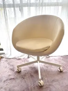 デスクチェア　IKEAスクルーヴスタ白 イケア（IKEA） 回転チェア イーサーネ ホワイト 白 big30402996