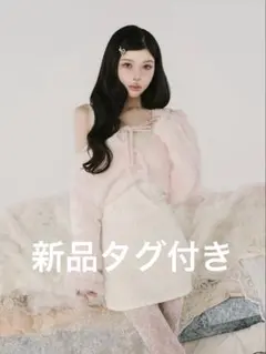 darich ケーブルニットソーセットミニワンピース