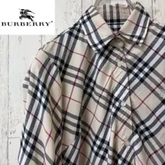 【激レア】Burberry バーバリー　長袖シャツ　ノバチェック　完売モデルのサムネイル