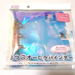 新品　シール帳　シールバインダー　3穴オーラルバインダー B7サイズ
