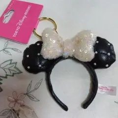 新品♡ディズニーリゾート　カチューシャ　キーホルダー　キーチェーン 　ミニー