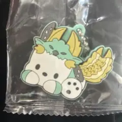 サンリオ✖️モンハンガチャ　ラバーキーホルダー　ポチャッコ