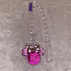 ミニーちゃんの光るネックレス