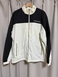 PARADISO ナイロンジャケット ホワイト/ブラック 白黒春秋冬