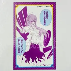 フェアリーテイル プリンセスカフェ トレーディングカード エルザ ②
