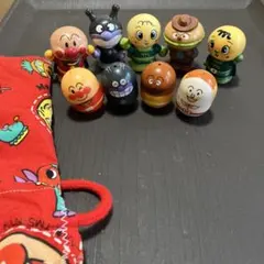 アンパンマン フィギュアセット 10体と袋