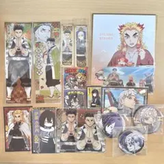 鬼滅の刃 シール 色紙 缶バッジ トレカ カード まとめ