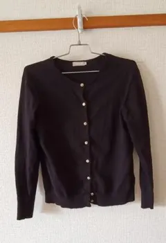 【美品】LEPSIM ブラック カーディガン 長袖