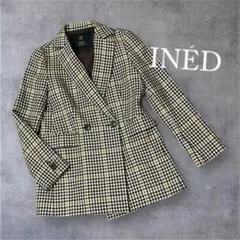 INED 日本製ウール100%素材 チェックジャケット