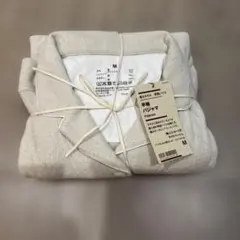 【新品未使用】無印良品 着るタオル 両面パイル 半袖パジャマ M ライトベージュのサムネイル