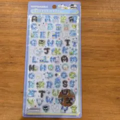 【正規品】ボンボンドロップシール　サンリオ　アルファベット はぴだんぶい 文字