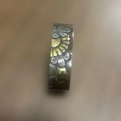 刀装具 縁 鉄地 金象嵌 草花文様 骨董 日本刀 侍 - メルカリ