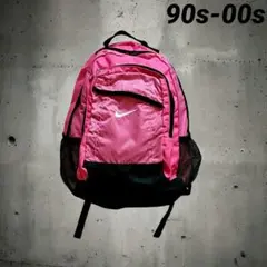 90s 00s Nike tech ピンク ブラック リュック y2k 極美品