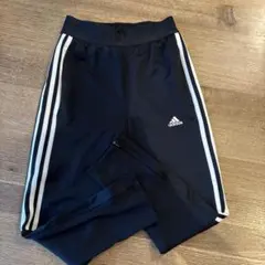 adidas 3本ライン ブラックジャージパンツ