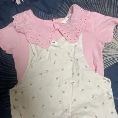 H&M オーバーオールとTシャツセット 100cm~