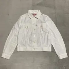 【コムデギャルソン】Levi's 白デニムジャケット M 綿100%日本製