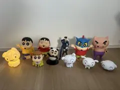クレヨンしんちゃん　フィギュア まとめ売り　セット　12点開封済　プライズ箱無