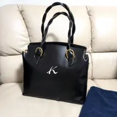 Kitamura キタムラ ショルダーバッグ ブラック　保存袋ありのサムネイル