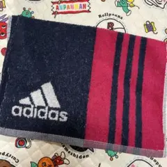 adidas アディダス タオルハンカチ ネイビー ピンクのサムネイル