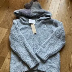 【新品タグ付き】恐竜　パーカー　モールニット　120cm とさか　フード