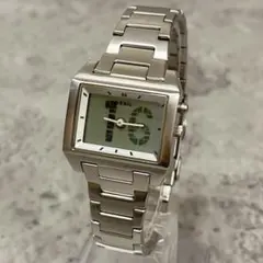 希少 美品 Fossil big tic スクエア ビンテージ 腕時計 稼働品のサムネイル