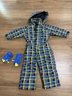 yuk 子供用スキーウェア 90サイズ チェック柄