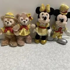 ミッキー ミニー ダッフィー シェリーメイ ぬいぐるみバッジ