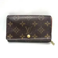 【T】Louis Vuitton　モノグラム　ポルトモネ ビエ トレゾール