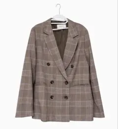 【FRAY I.D】チェック柄テーラードジャケット