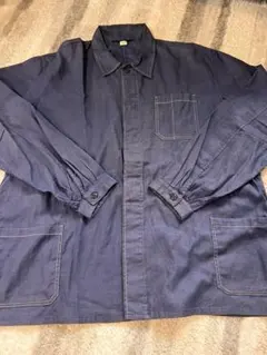 50s SAVO フレンチ ワークジャケット カバーオール コットンツイル 50s SAVO フレンチ ワークジャケット カバーオール コットンツイル